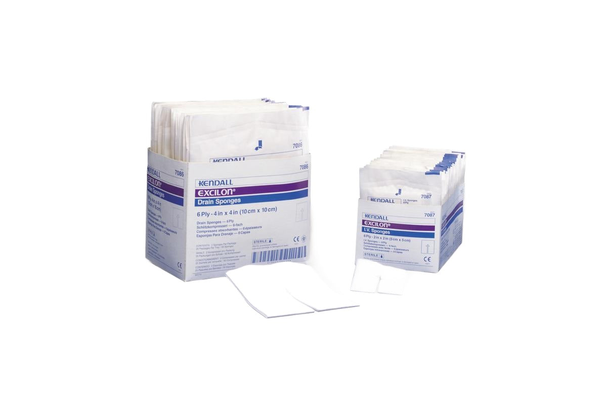 Drain Sponge, Sterile, 6-Ply, 4" x 4"