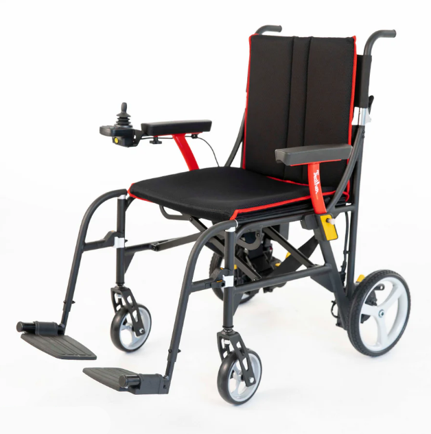 Power Wheelchair ( Seat & Back Overlay, Swing-away Footrests, Anti Tippers, Seatbelt, Battery & Charger)