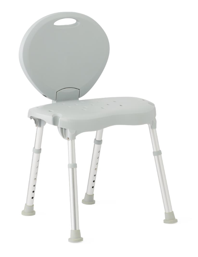 Bench, Bath, W/Back, Brown Box