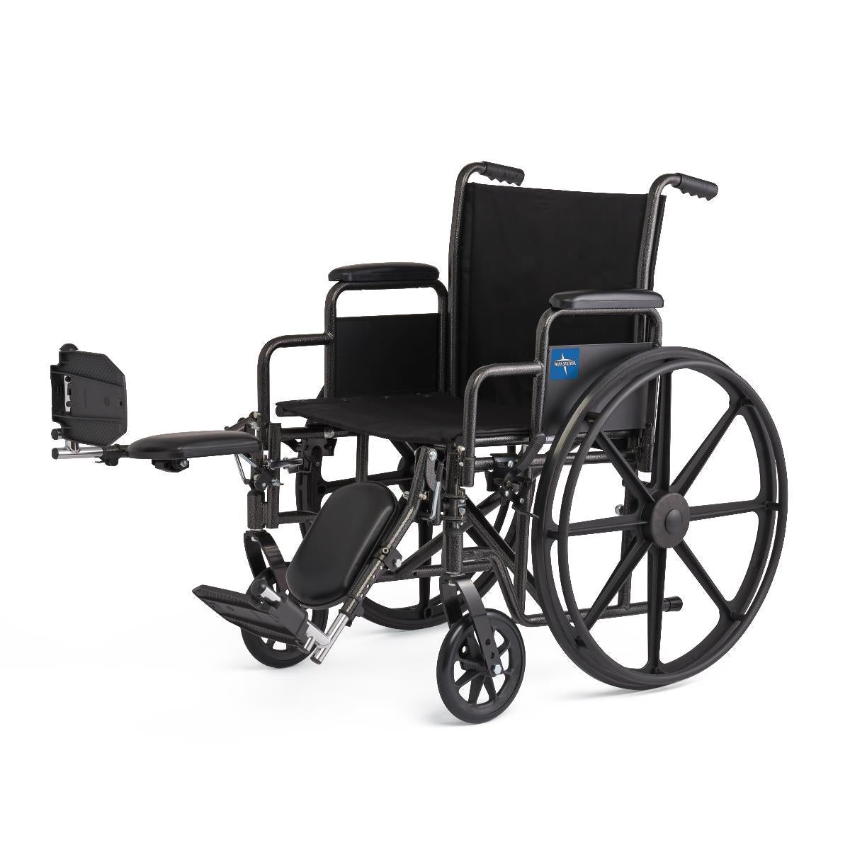 Wheelchair, K1, 18", SB DLA, ELR Foot